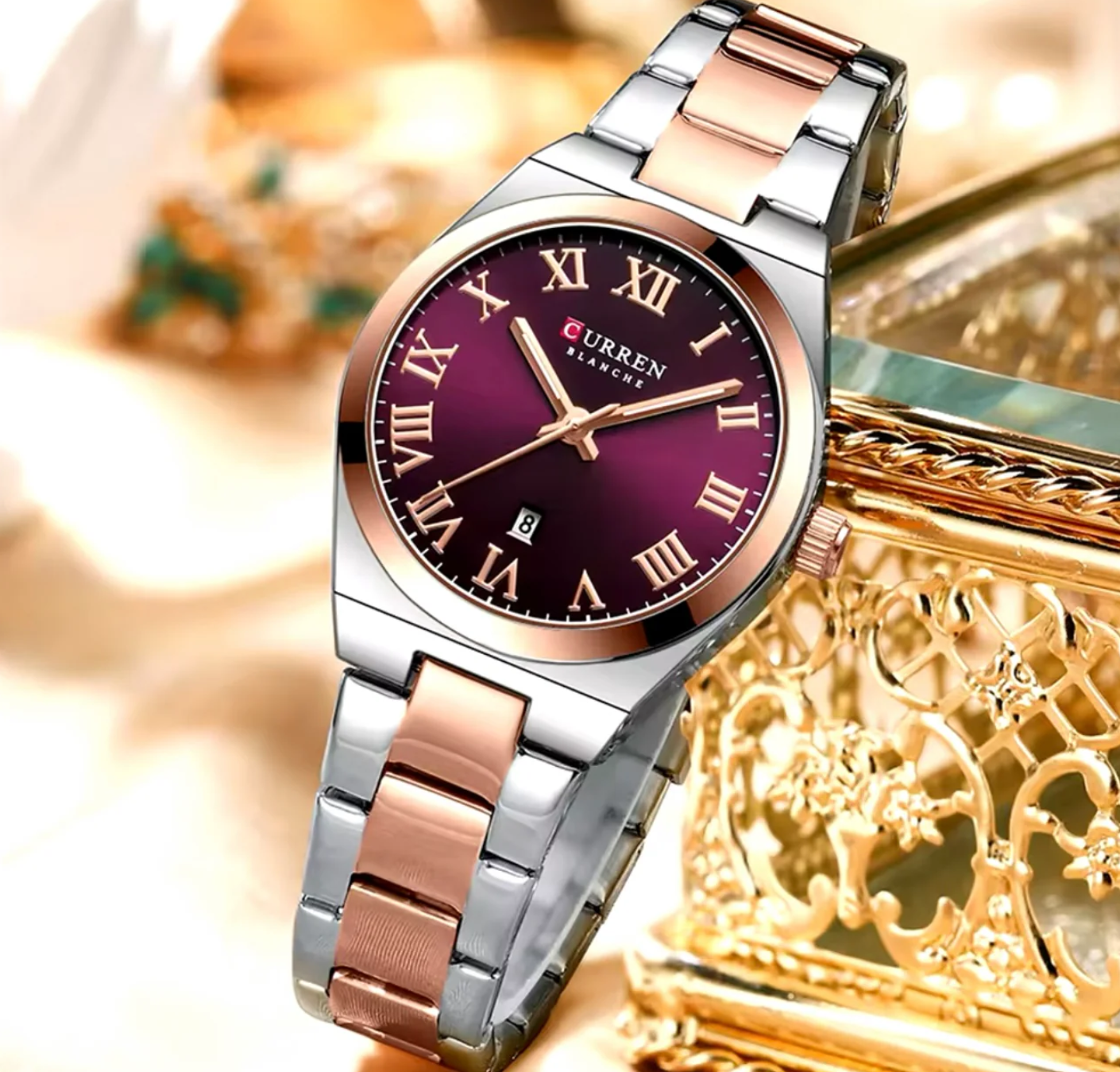 Reloj Curren 9095 para Mujer Elegante